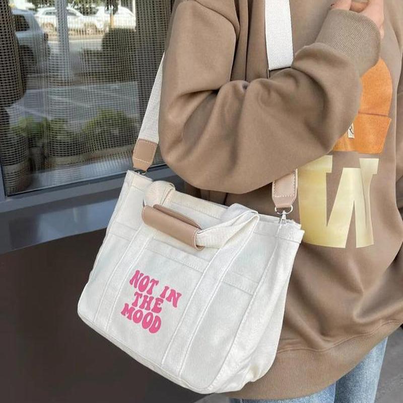 Large Capacity with Removable Bottom Canvas Tote Bag