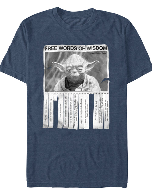 Load image into Gallery viewer, Men&#39;s Star Wars WORDS OF WISDOM T-Shirt
